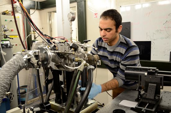 researcher working at the Vehicle and Engine Technology Research Centre