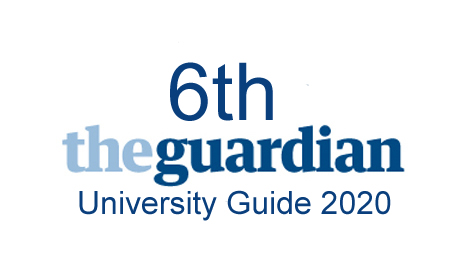 6th Guardian University ranking 2020