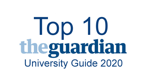 Top 10 Guardian University ranking 2020