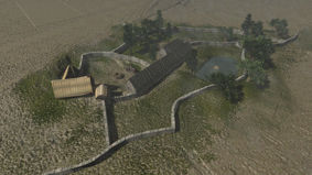 Virtual Reality model of the 'hidden village' underneath Burrator Reservoir