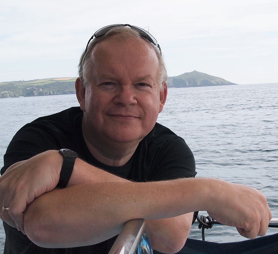 Photograph of Professor Bob Stone at sea