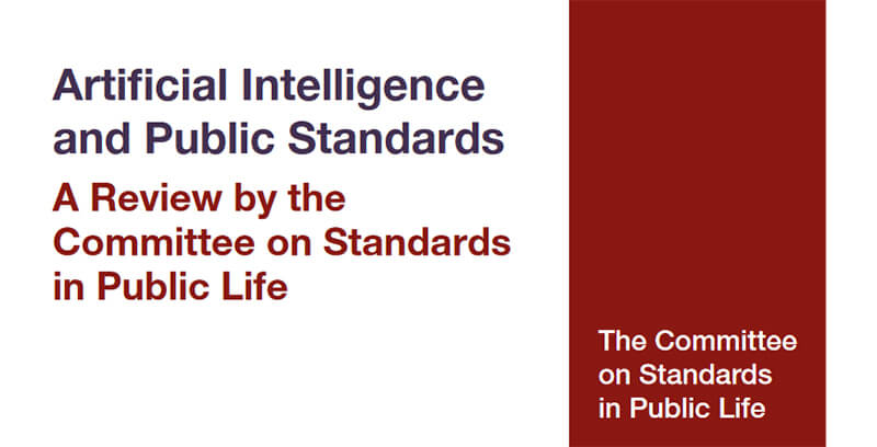 Front cover of the Artificial and Public Standards report