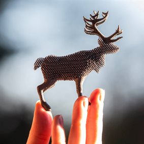 3D printed reindeer