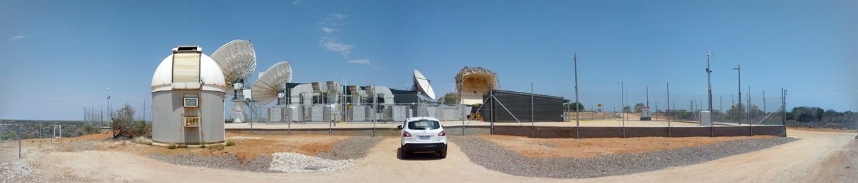 The BiSON observatory at Carnarvon, Western Australia.
