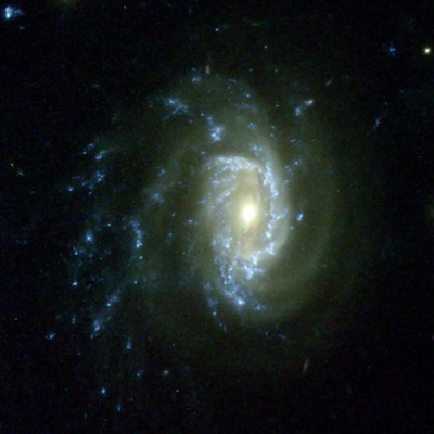 A galaxy viewed from a distance