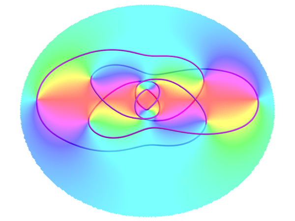 Optical vortex knot