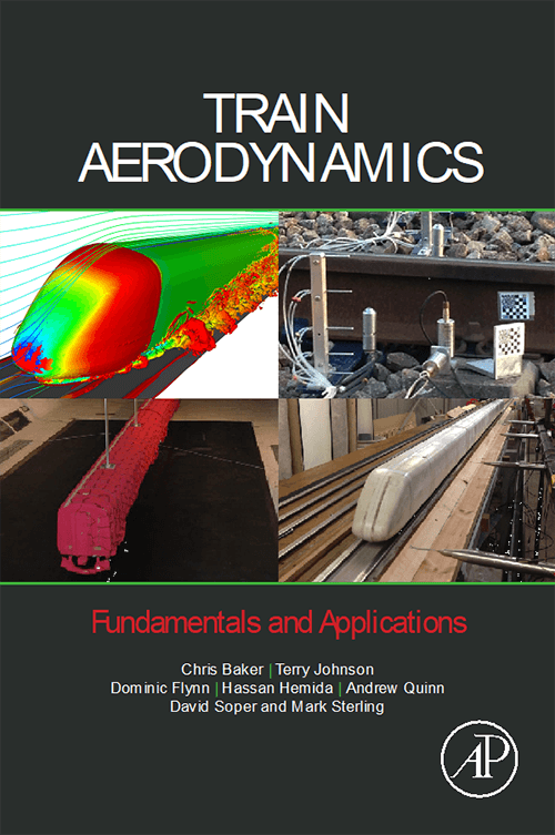 Front cover of Train Aerodynamics book