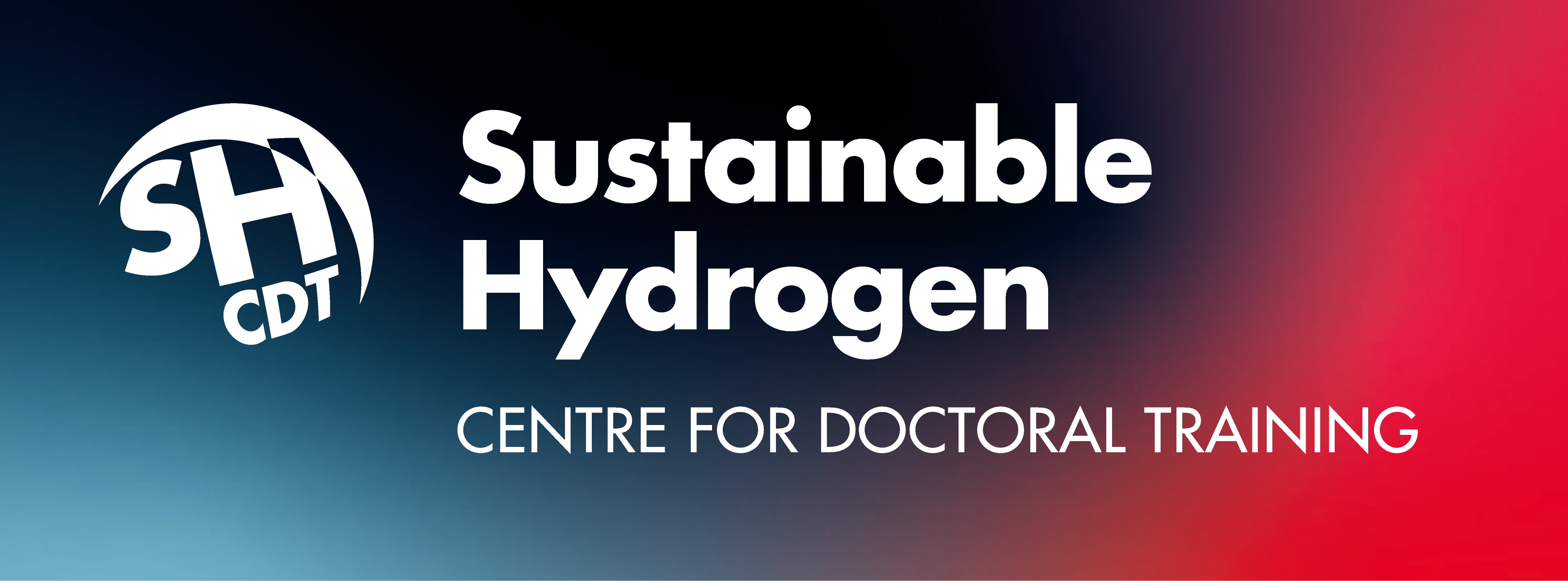Logo with text 'Sustainable Hydrogen Centre of Doctoral Training'