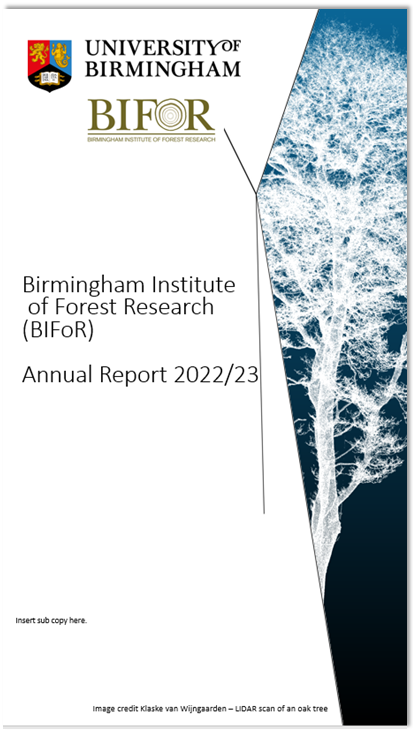 2023 front page image of the BIFoR 2023 2023 Annual Report