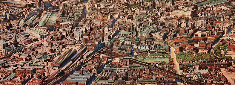 Birmingham panorama 1930s