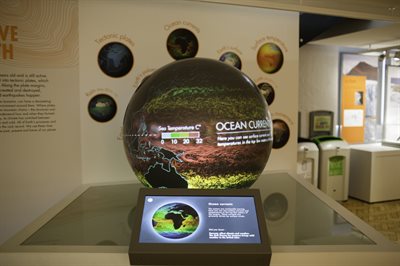 View of the Active Earth Gallery