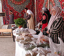 Farmers selling traditional landraces in Jordan