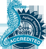 Aglient Core Facility official accreditation badge