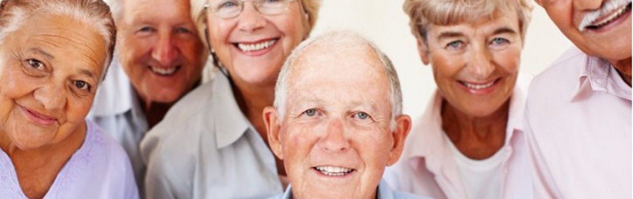Group of older people smiling