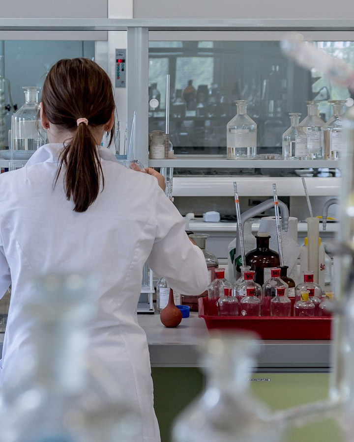 female scientist in laboratory