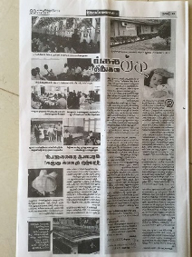 Newspaper article on health promotion