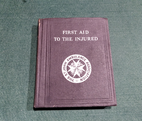 1919 version of First Aid to the Injured cover
