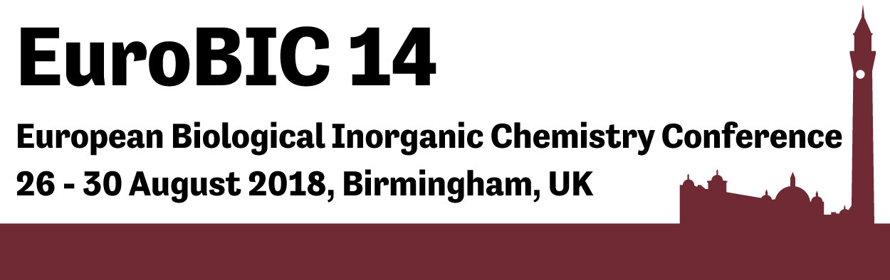 EuroBIC 14, European Biological Inorganic Chemistry Conference 26 - 30 August 2018, Birmingham, UK