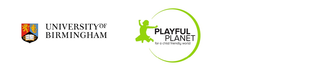 University of Birmingham and Playful Planet logos
