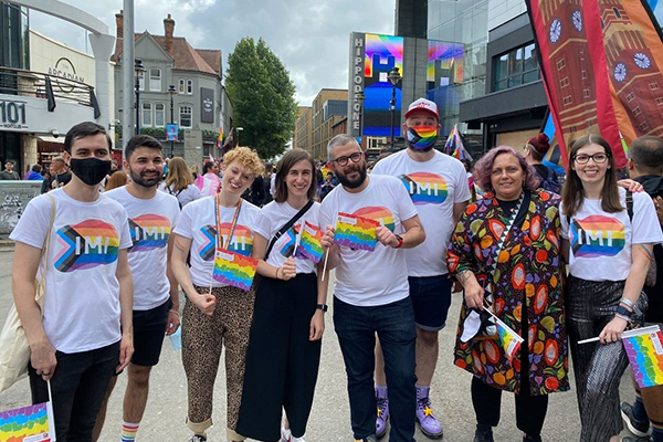 A group from IMI at Pride
