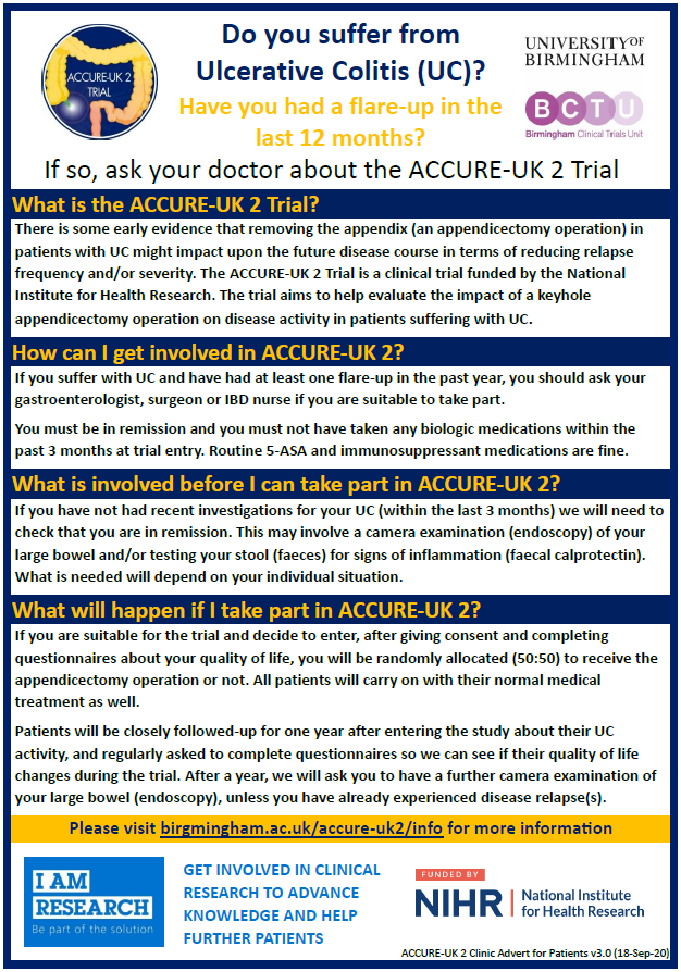 ACCURE-UK 2 Clinic Advert for Patients  v3.0 (18-Sep-20)