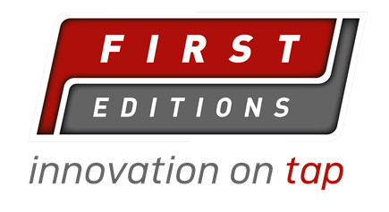 First Editions Logo - strapline innovation on top