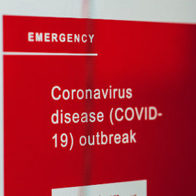 Coronavirus listed on emergency screen