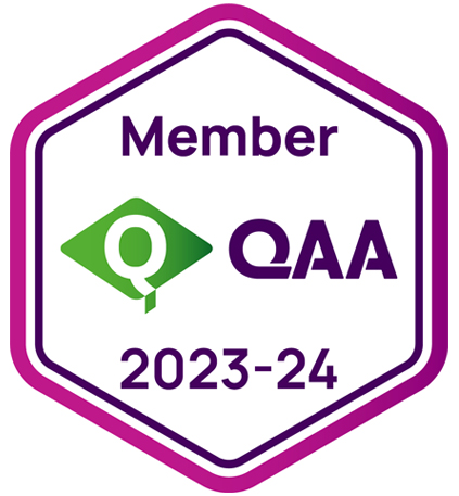 QAA membership badge 2021-22
