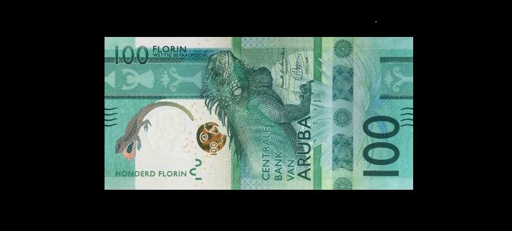 Aruba 100 florin note