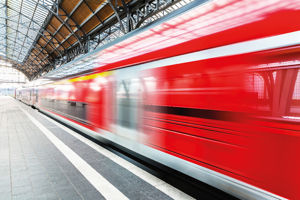 BCRRE Highspeed rail red train