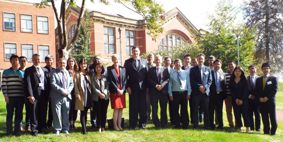 Delegates to the workshop gathered at the University of Birmingham