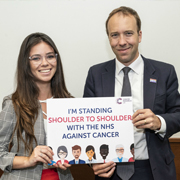 Secretary of State for Health and Social Care visits Birmingham to see how cancer research is saving lives