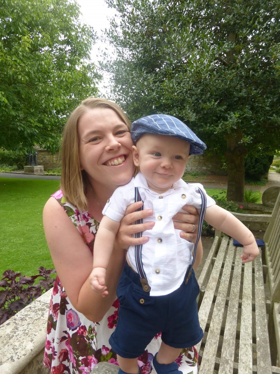 Samantha Allen with son Noah 900