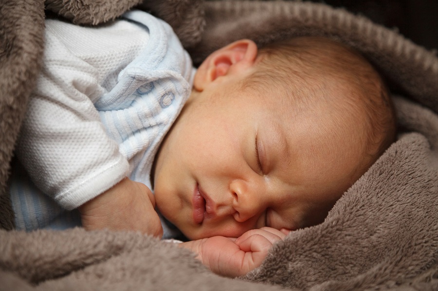 Newborn baby asleep