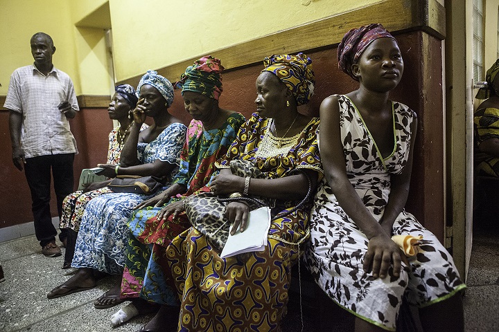 Patients at Connaught Hospital Freetown