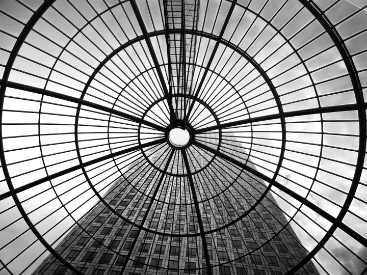 Ornate glass ceiling image