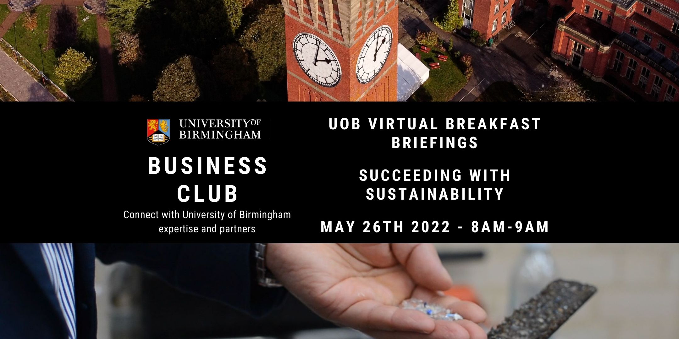 Uob Business Club -  Virtual Breakfast Briefings  Succeeding with Sustainability  May 26th 2022 - 8am-9am