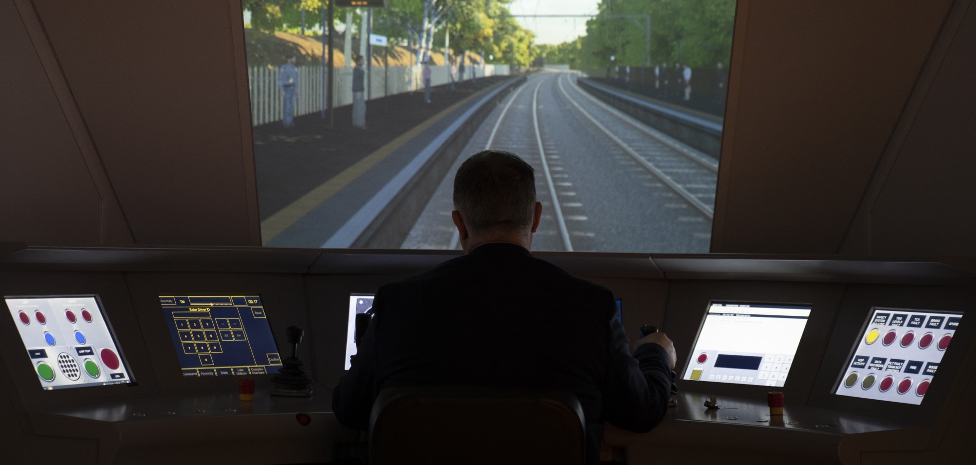 Virtual railway simulation control centre