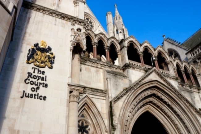 Exterior of the Royal Courts of Justice