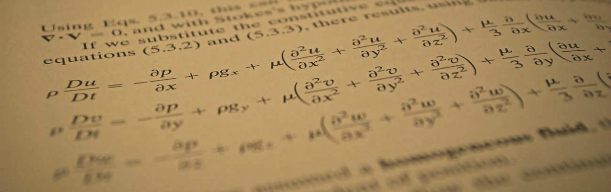 text of mathematical equations