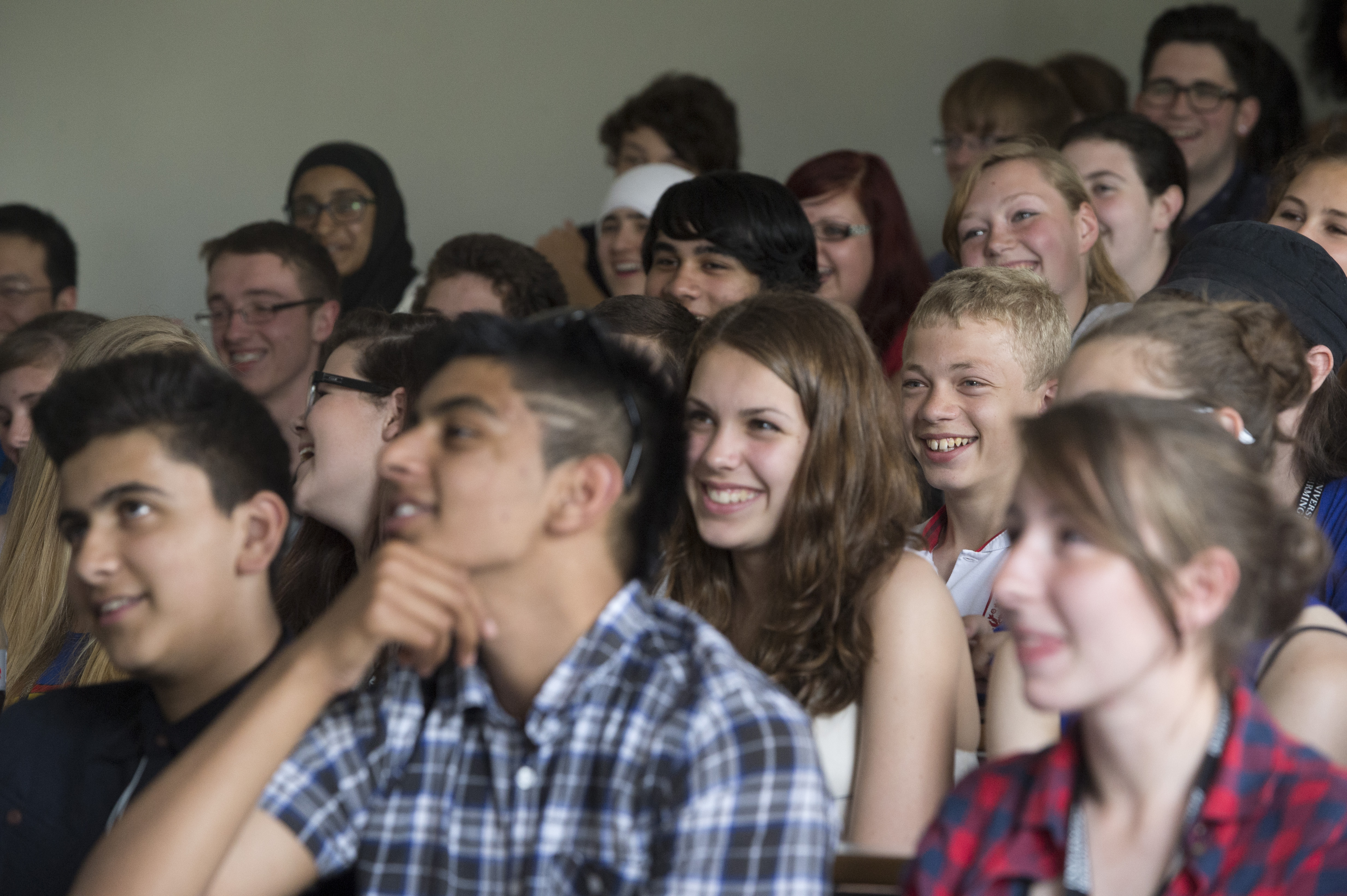 lecture smiling student