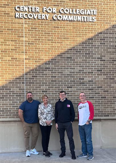 Ed (third from the left) visiting Texas Tech's CRP