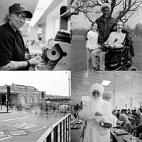Montage of photographic scenes from city of Birmingham