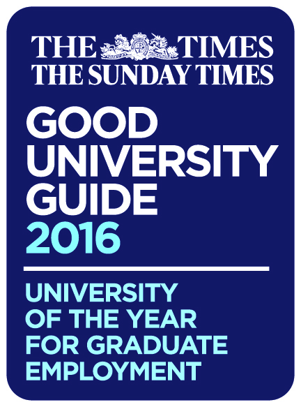 Good University Guide 2016 - University of the Year for Graduate Employment