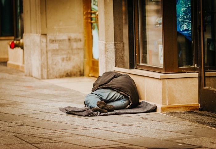 An image of a homeless person.