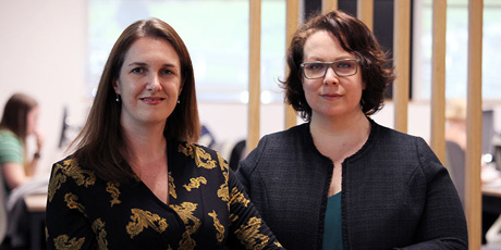 Dr Holly Birkett (left) and Dr Sarah Forbes (right)