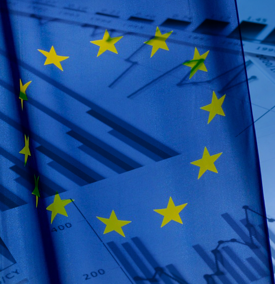 Stats sheet and EU flag
