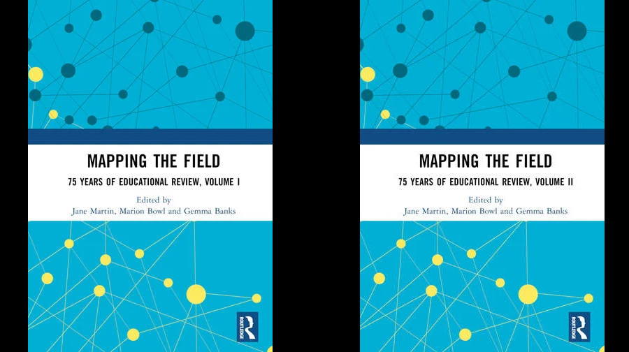 Cover images for two issues of Mapping the Field