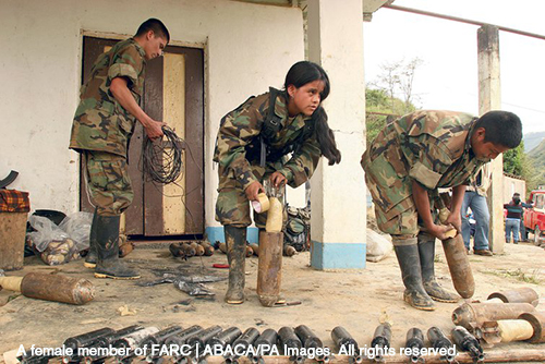 A female member of FARC | ABACA/PA Images. All rights reserved.