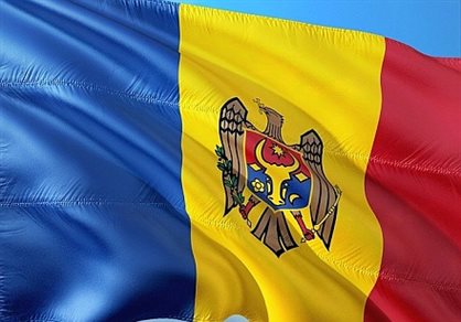 The Moldovan flag